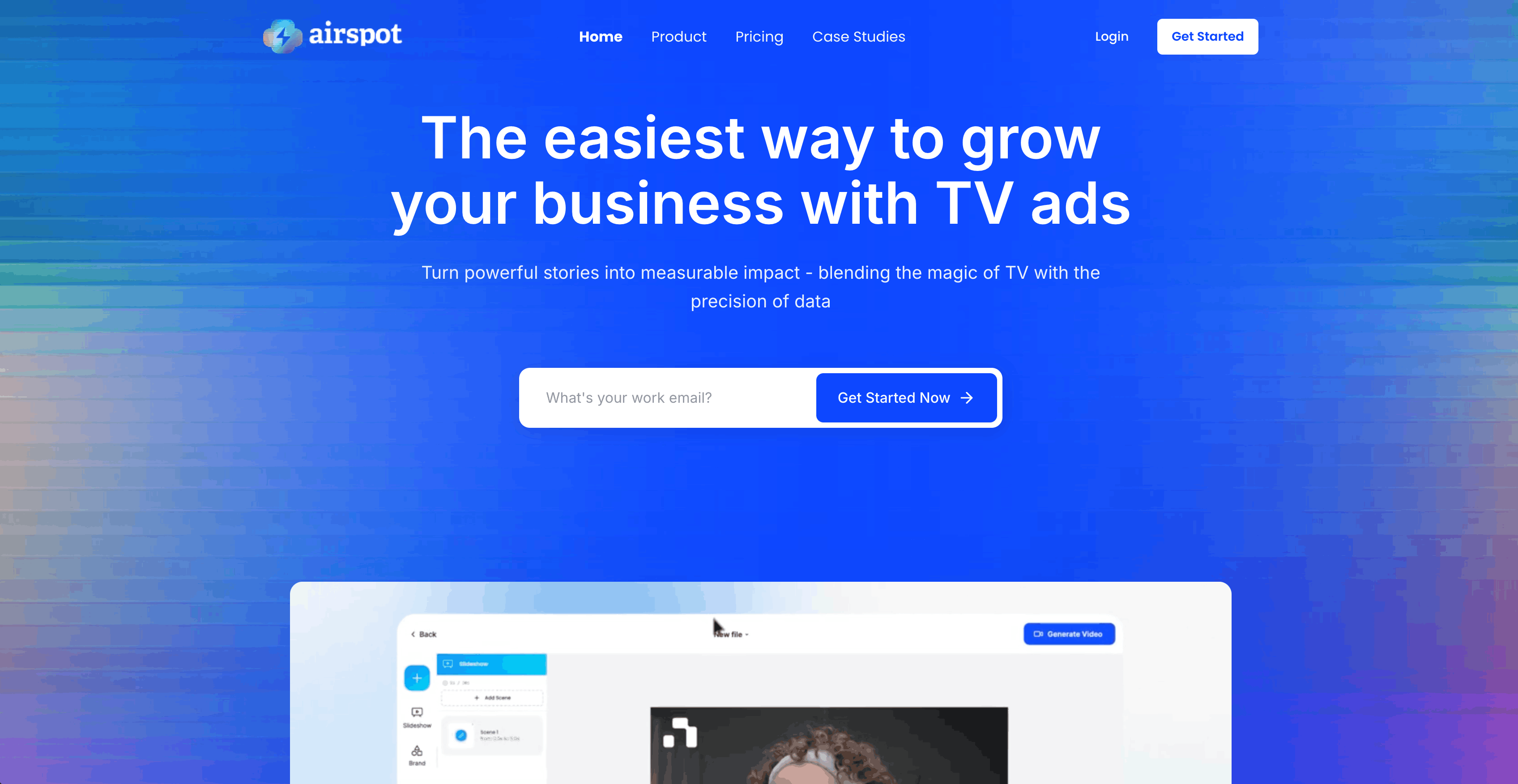 Airspot — SaaS · Publicité TV
